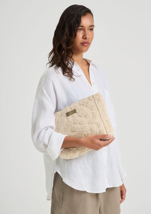 CARMELA CLUTCH NATURAL