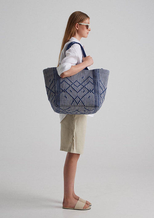 Manarola Tote Navy Blue