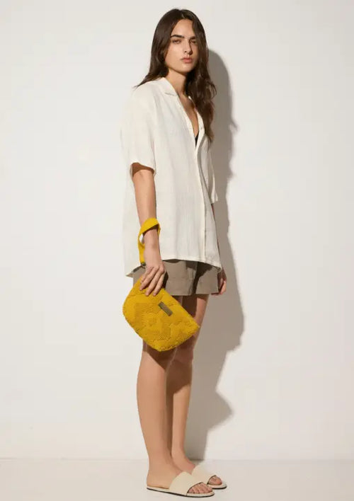 MARSALA MINI CLUTCH MUSTARD