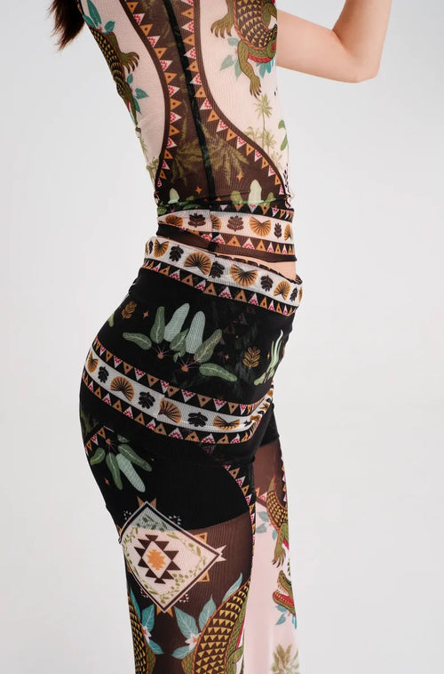 REPTILE PANTS - Mesh