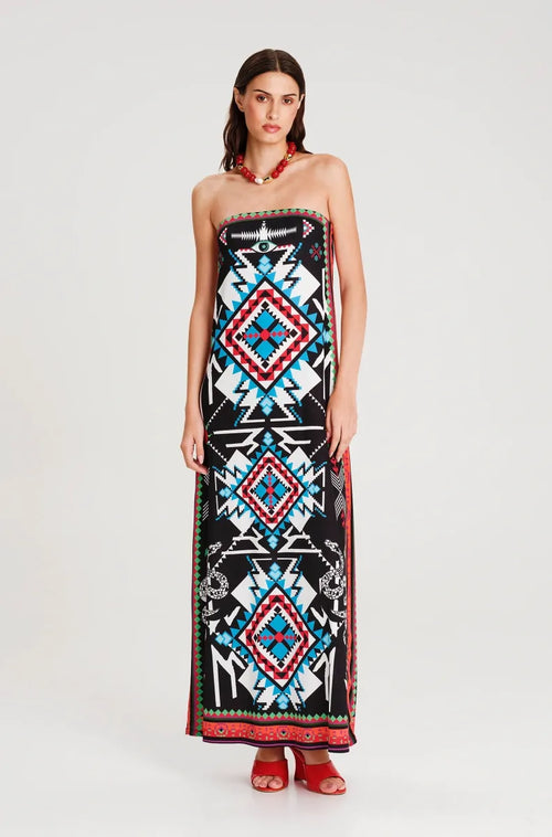 TREASURE STRAPLESS DRESS