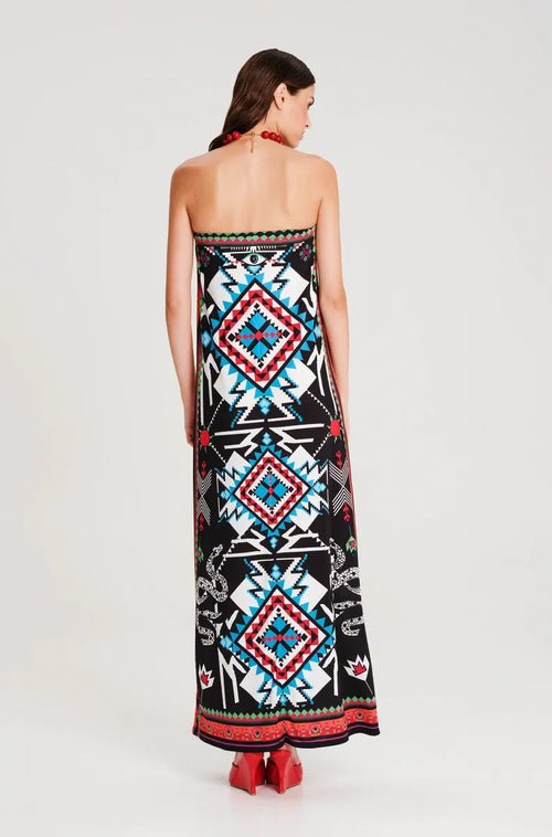 TREASURE STRAPLESS DRESS