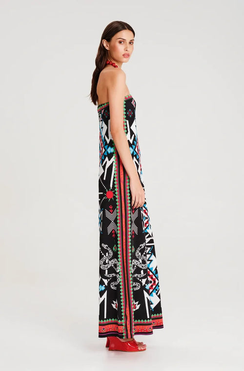 TREASURE STRAPLESS DRESS