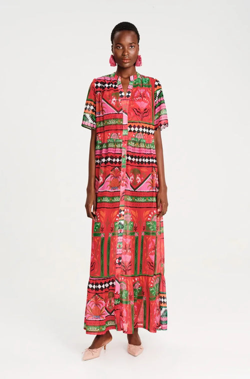 PINA COLADA SHIRT DRESS