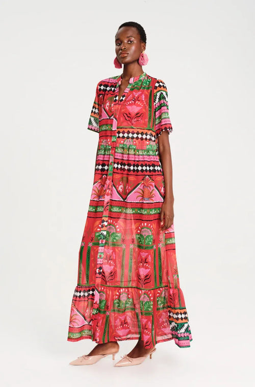 PINA COLADA SHIRT DRESS