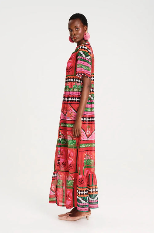 PINA COLADA SHIRT DRESS