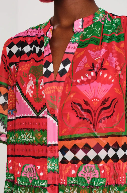 PINA COLADA SHIRT DRESS