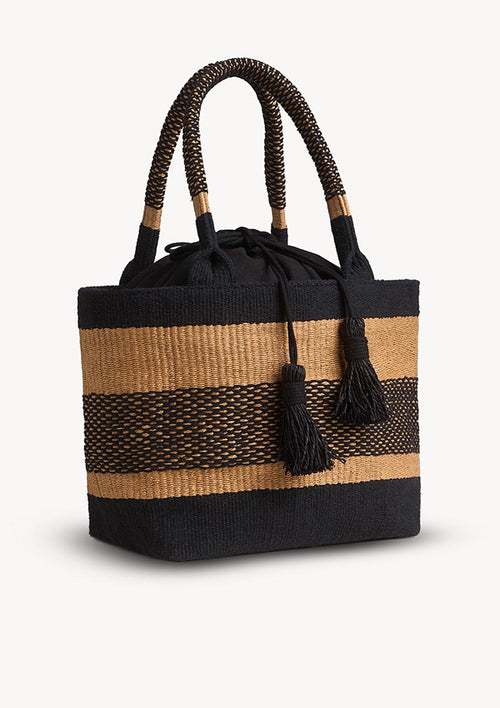 San Remo   Mini Tote Black