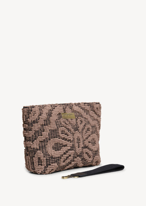 TAORMINA CLUTCH MOCHA