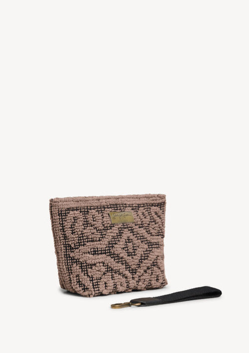 AMANTEA MINI CLUTCH MOCHA