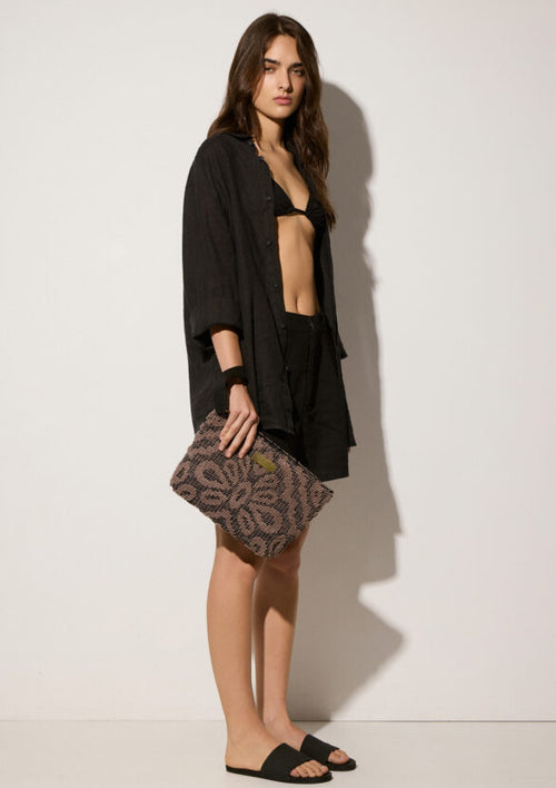 TAORMINA CLUTCH MOCHA