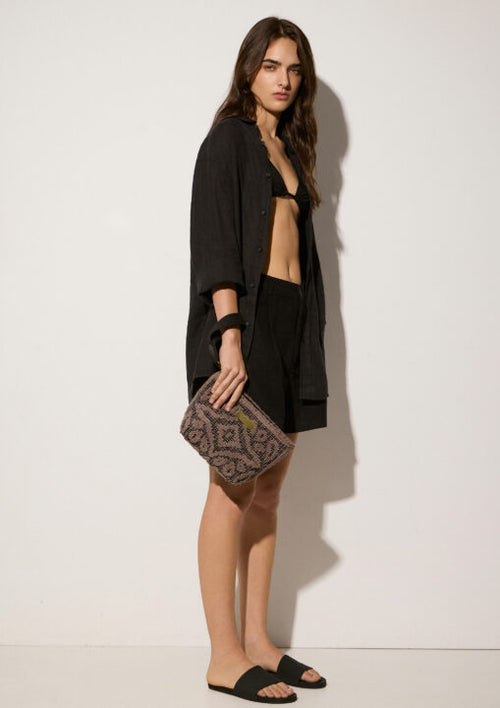 AMANTEA MINI CLUTCH MOCHA