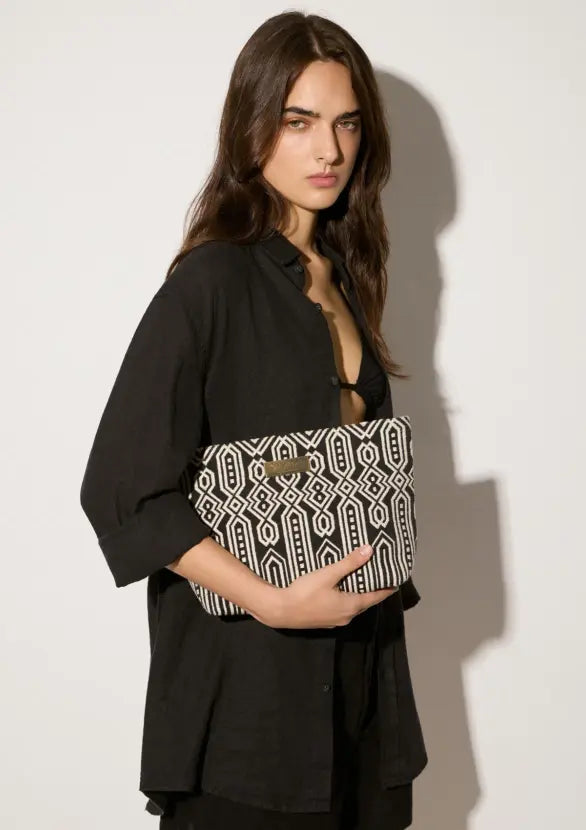 SIMONETA CLUTCH BLACK
