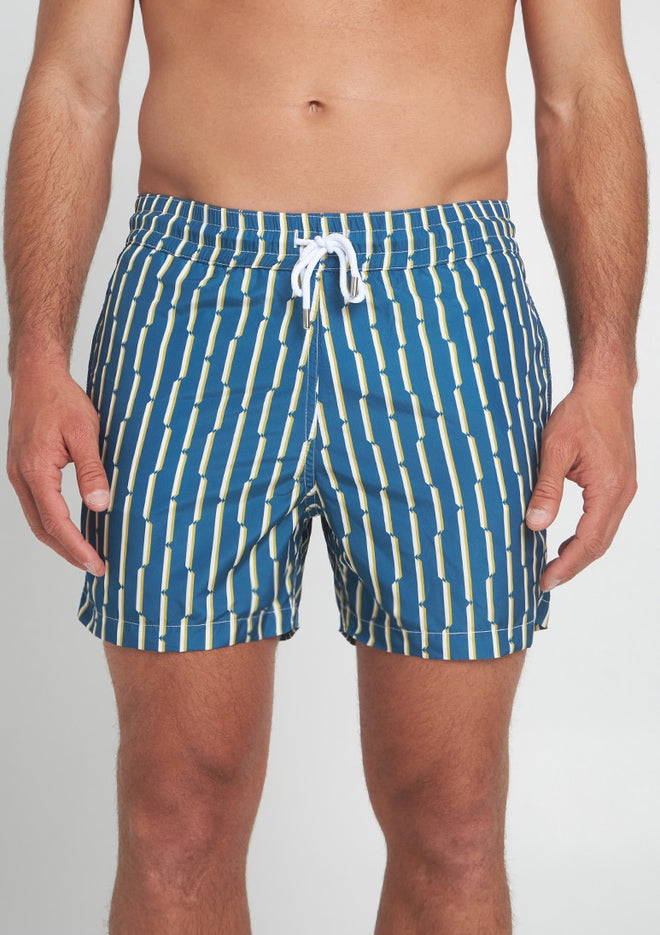 Spiaggia Swim Shorts S Blue