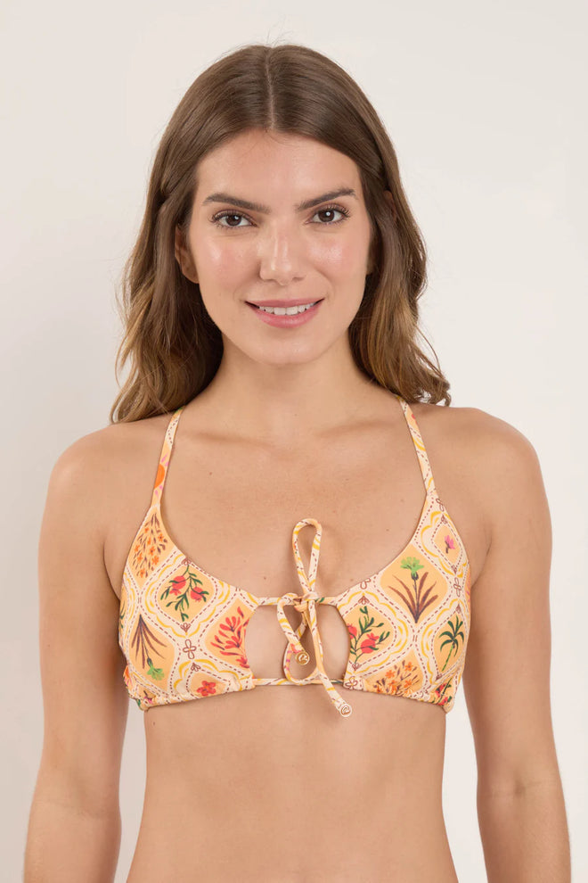 Top Mosaico Tank Tie