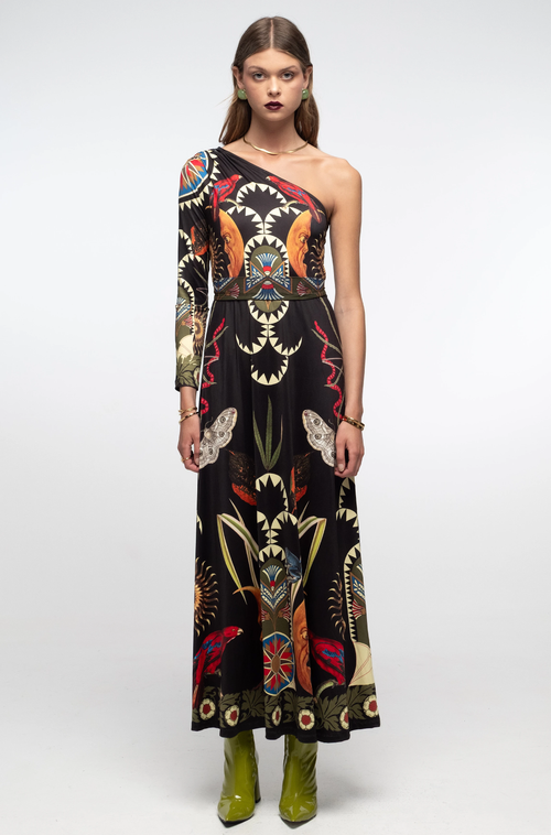Nocturnal One Shldr Dress