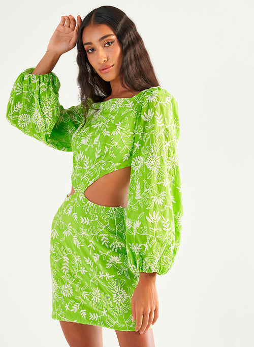 Betina Embroidered dress