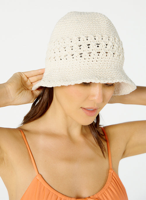 String Crochet Bucket Hat