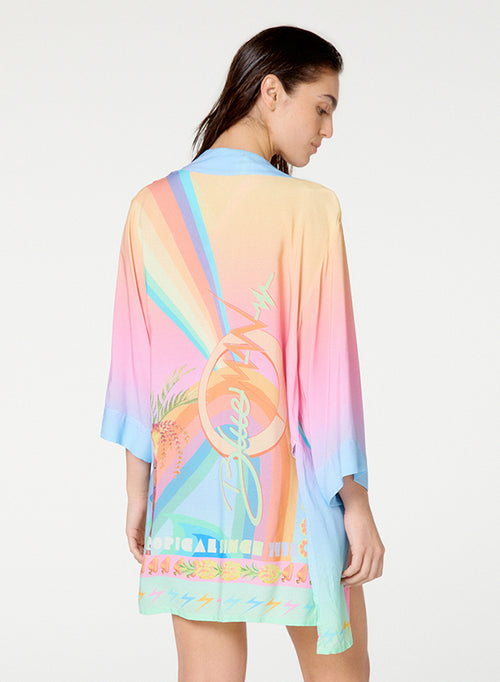 Jade Kimono Localized Print