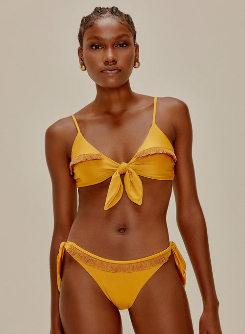 Bikini Fringes Jaguar Yellow
