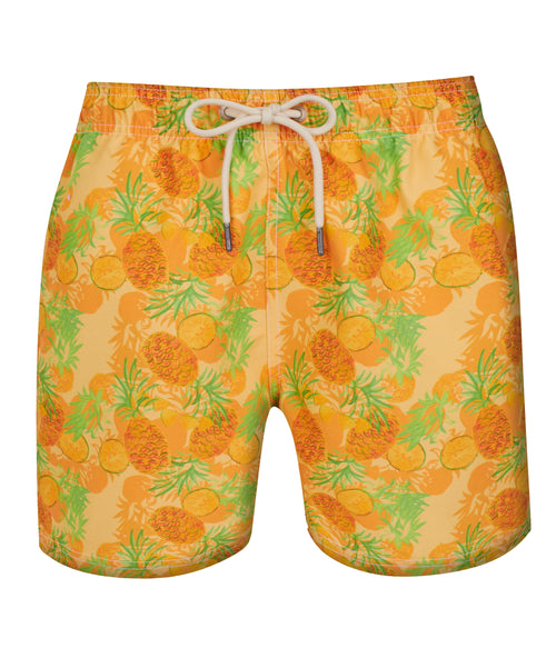 Rio Cut Shorts - Yellow Pineapple