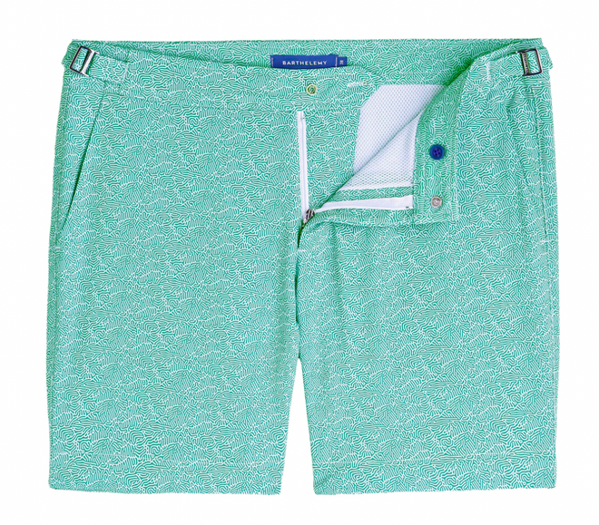 Coral Green Shorts