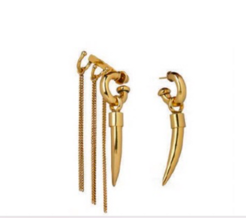 Saber Tooth Piercing Gold