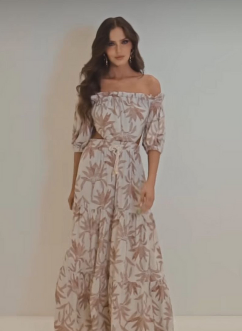 Naomi Printed Dress